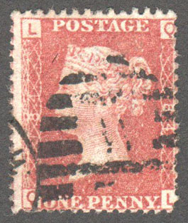 Great Britain Scott 33 Used Plate 184 - QL - Click Image to Close
